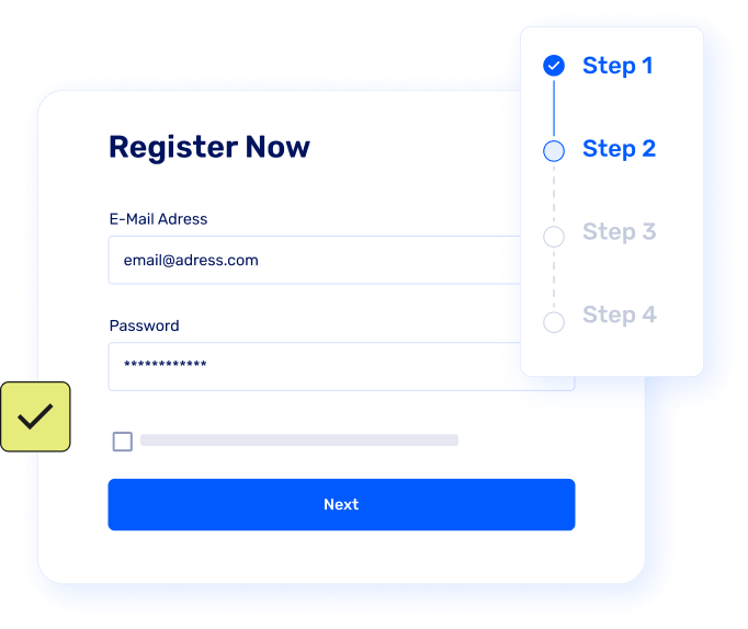 Register easily